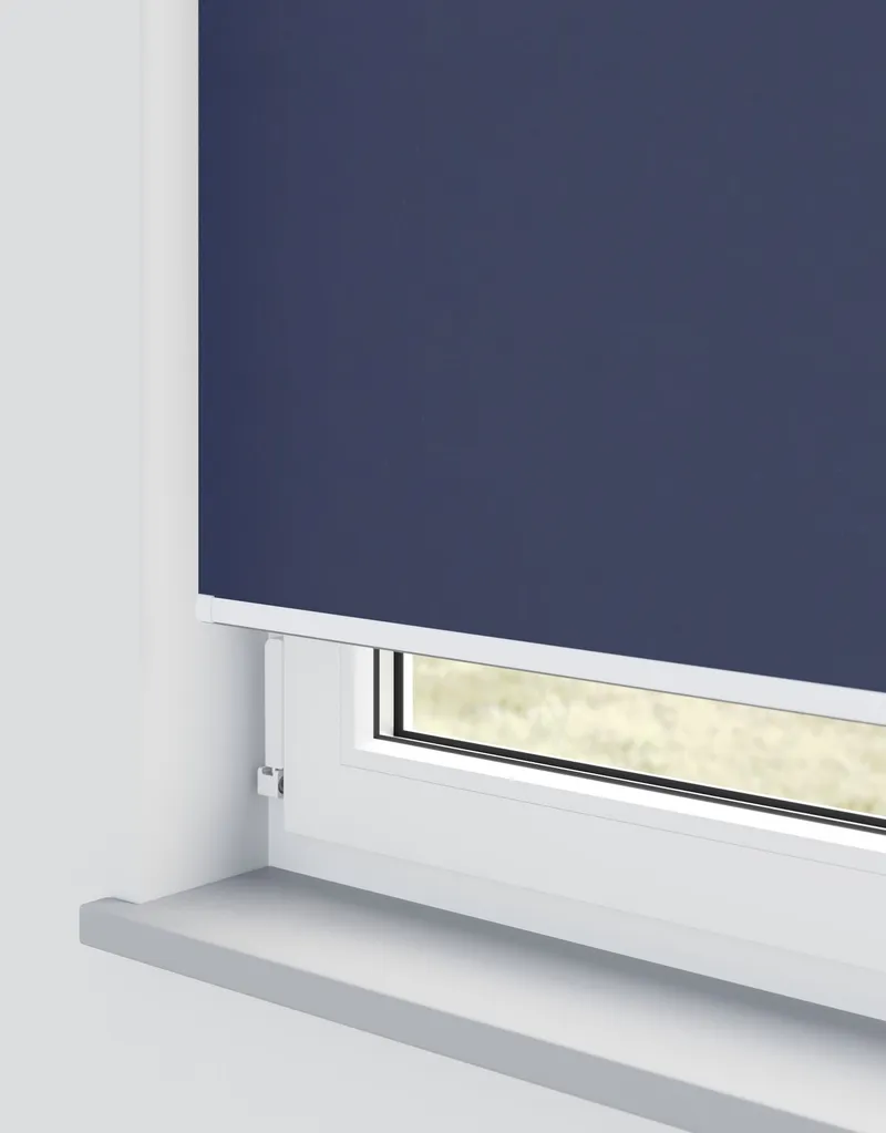 Banlight Duo Fr Navy Electrical Roller Blind