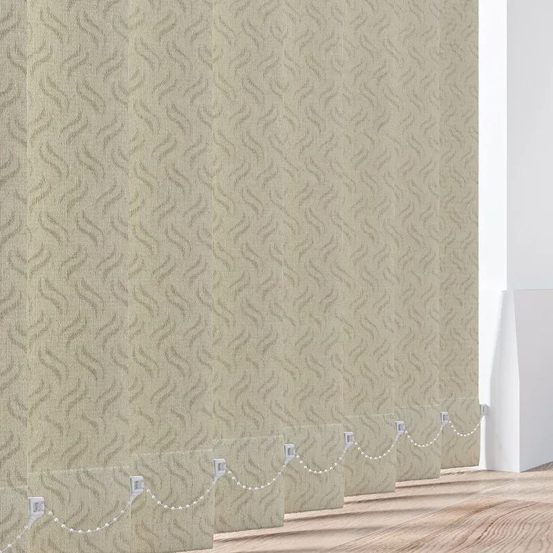 Gravity Cream Waterproof Vertical Blinds