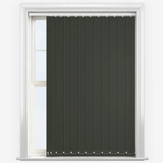 Deluxe Plain Shadow Grey Vertical Blind