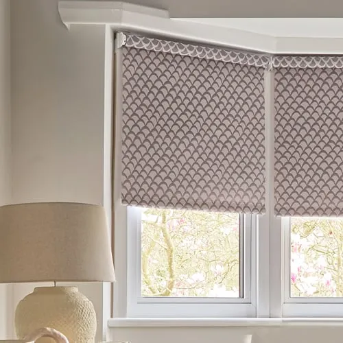 Claudia Grape Light Filtering Roller Blinds