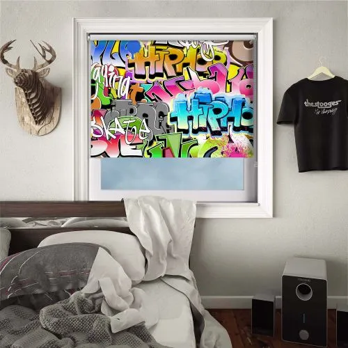 Graffiti Roller Blind