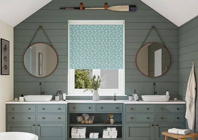 Periwinkle Aqua - Roller Blind