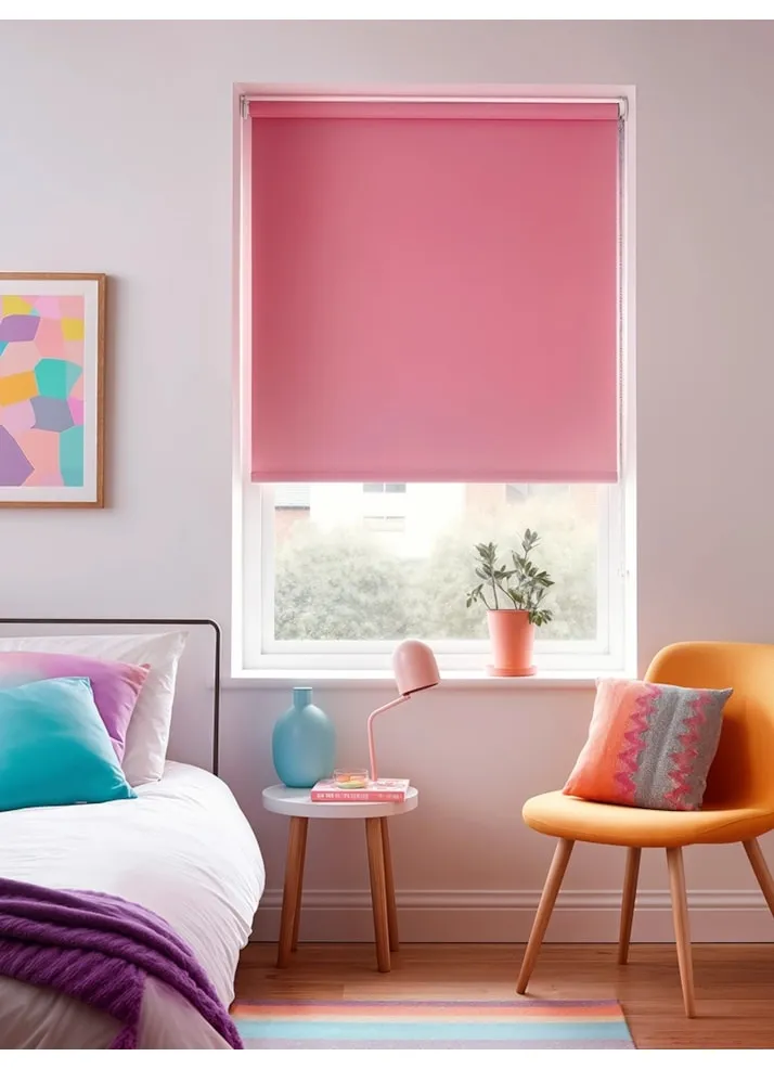 Ballgown Pink Blackout Roller Blind
