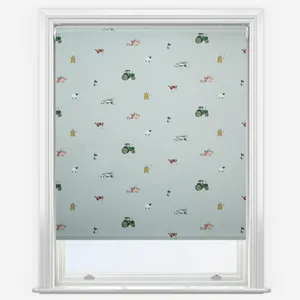 Sophie Allport On The Farm Soft Grey Roller Blind
