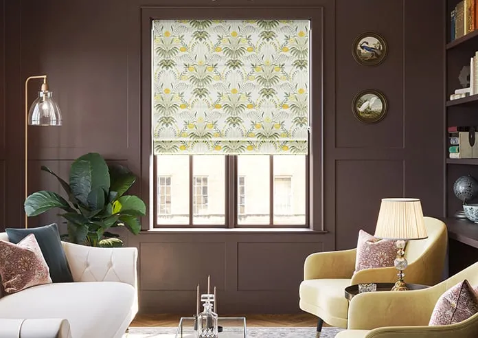 Cotswold Faux Silk Marigold - Roman Blind