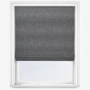 Hadleigh Graphite Roman Blind