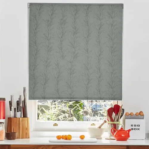 Treviso Graphite Light Filtering Roller Blinds