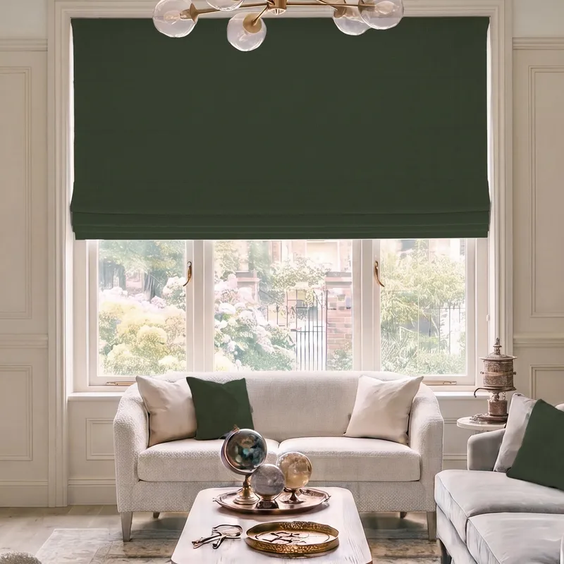 House Llewelyn-bowen Ottoman Made To Measure Roman Blind Moss