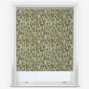 Sonova Studio Abstract Brush Yellow Pebble Roller Blind
