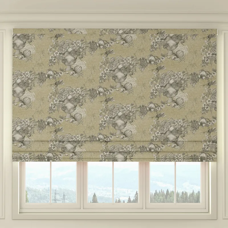 House Llewelyn-bowen Vacannes Made To Measure Roman Blind Terracotta