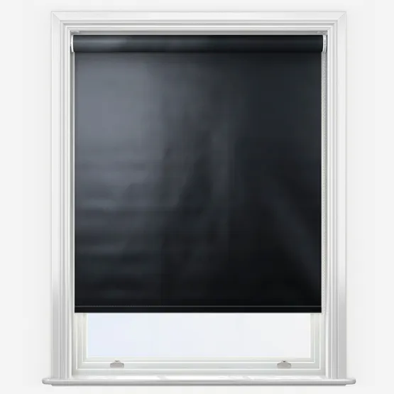 Aqualush Black Roller Blind
