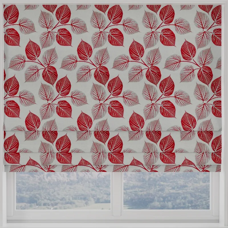 Tanomah Made To Measure Roman Blind Wine