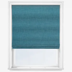 Linoso Teal Roman Blind