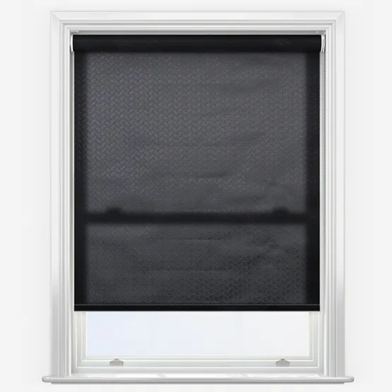 Whiston Black Roller Blind