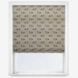 Sophie Allport Horse Grey Roman Blind