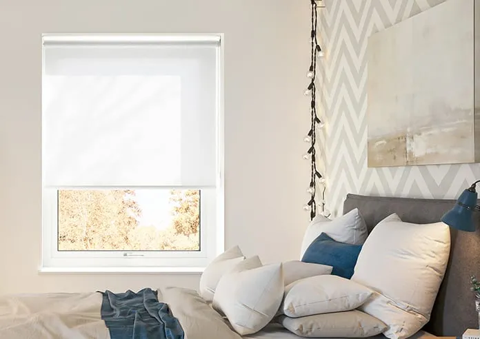 Verona Pure White - Roller Blind