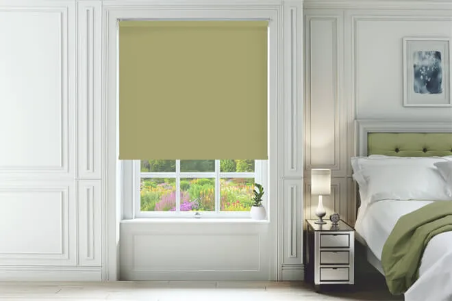 Ibiza Green - Blackout Roller Blind