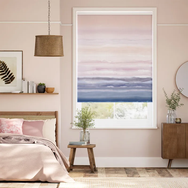 Strata Stripe Dusk Roller Blind