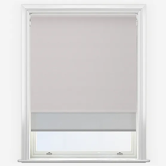 Double Roller Sunvue Pebble & Dove Grey Double Roller Blind