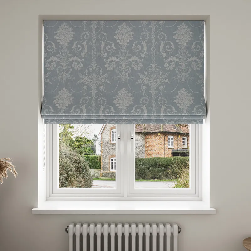Laura Ashley Josette Woven Pale Seaspray Blinds Uk