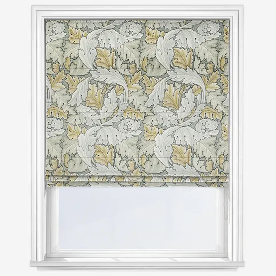 William Morris At Home Acanthus Velvet Flint Roman Blind