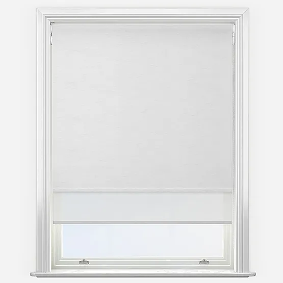 Double Roller Plaza Whisper White Double Roller Blind