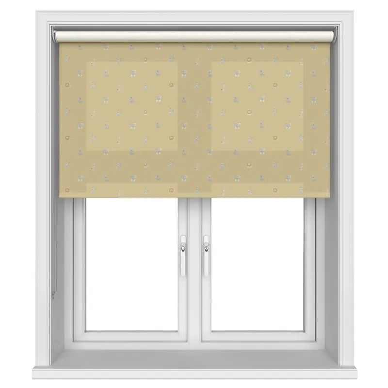 Sophie Allport Bears Soft Mustard Blinds Uk