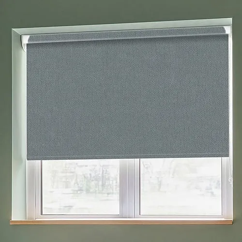 Shona Slate (Blackout) Grip Fit Roller Blinds