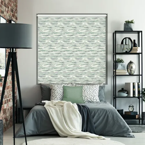 Koa Olive Blackout Cordless Roller Blind - Light Control