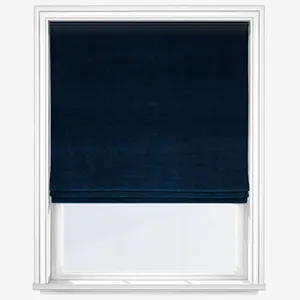 Revela Velvet Navy Roman Blind