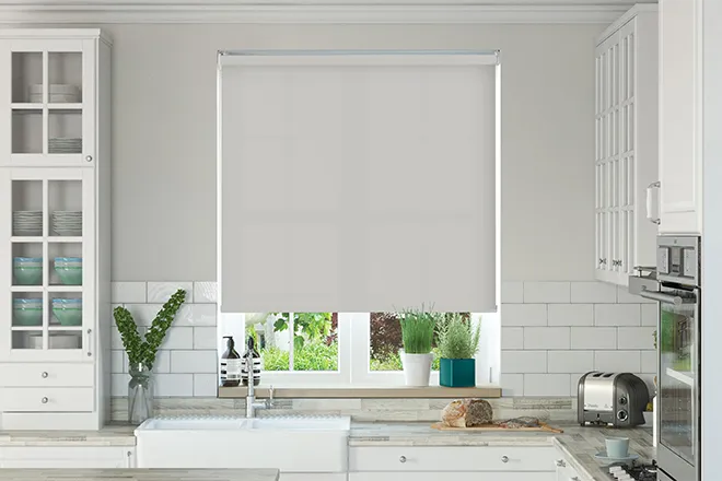 Oxford Safe+ Mist - Fire Retardant & Moisture Resistant Roller Blind