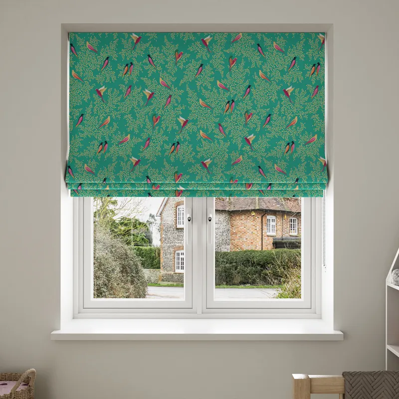Sara Miller Green Birds Blinds Uk