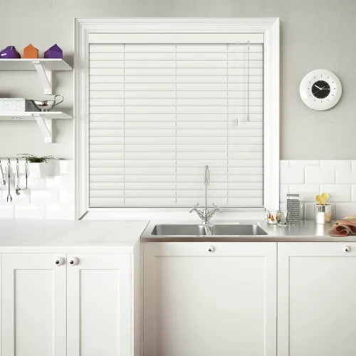 Ivory Silk Venetian Blind