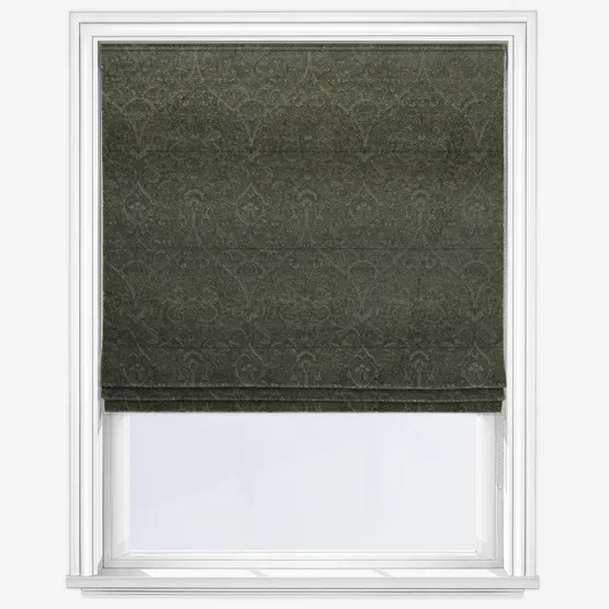William Morris At Home Lodden Embroidery Sage Roman Blind