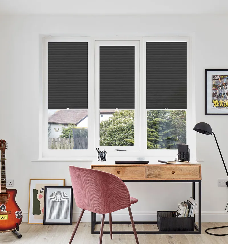 Halo Iron 25mm Perfect Fit Pleated Blinds