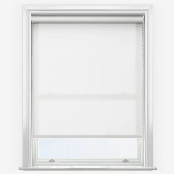 Deluxe Plain Porcelain White Roller Blind