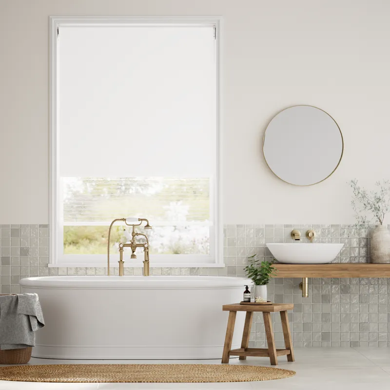 Alia Chalk Double Roller Blind