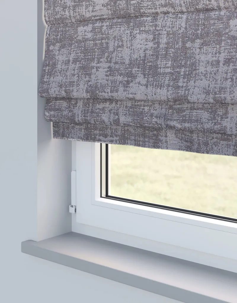 Arena Amora Charcoal Roman Blind
