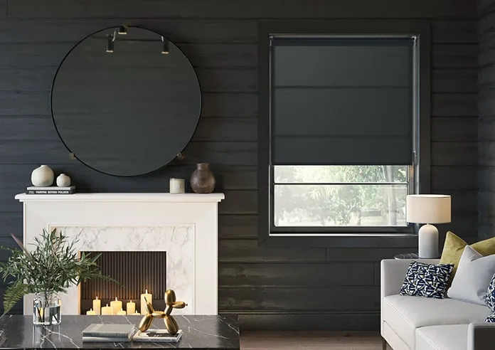 Rimini Black - Roller Blind