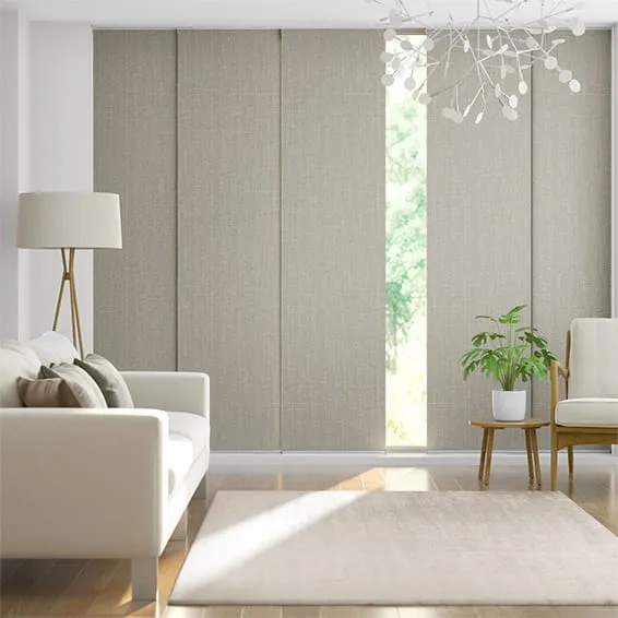 Moda Blackout Warm Grey Panel Blind