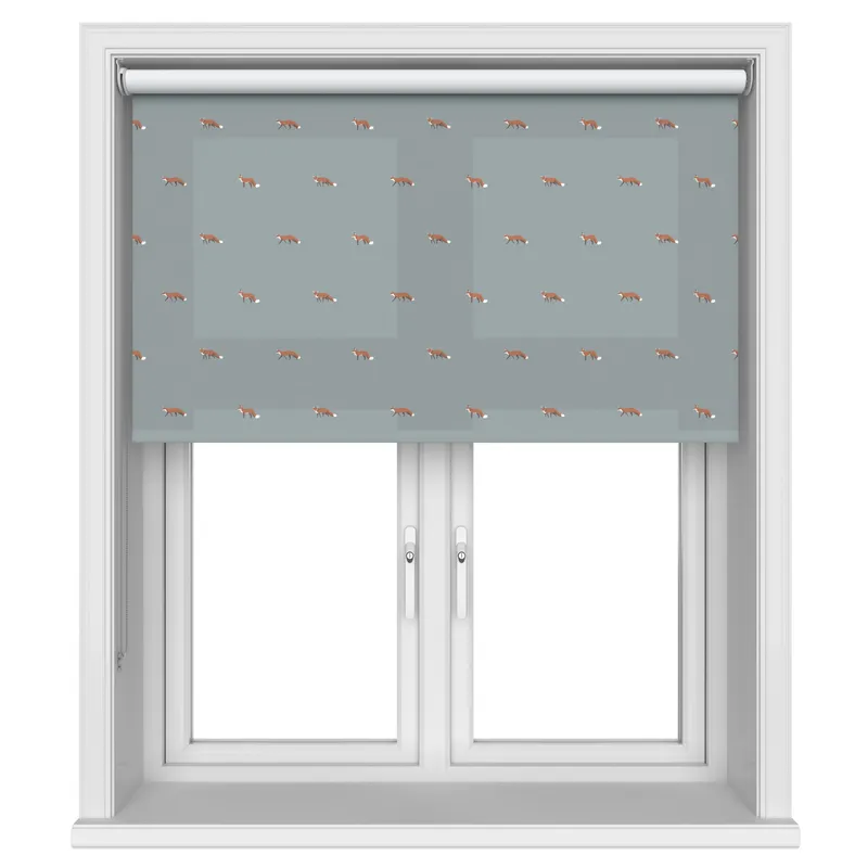 Sophie Allport Foxes Teal Blinds Uk