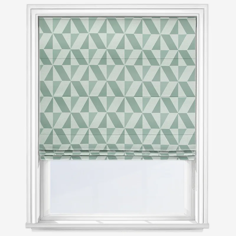 Tribeca Teal Roman Blind