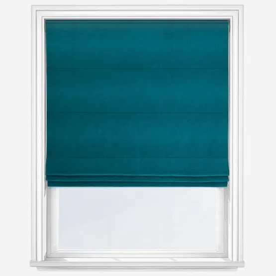 Belvoir Recycled Peacock Roman Blind