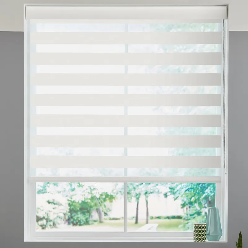 Malina Made To Measure Day Night Blind Ivory