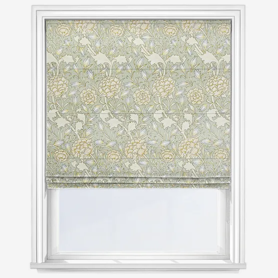 William Morris At Home Wild Tulip Sage Roman Blind