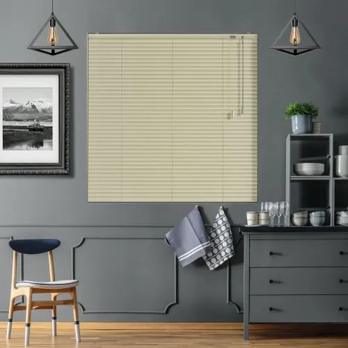 Yellow Stripe Venetian Blind