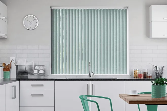Luca Aqua - Textured Rigid Pvc Vertical Blind