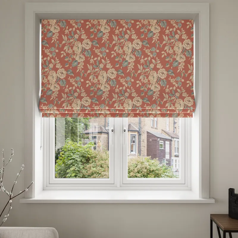 Laura Ashley Aylworth Trail Terracotta Orange Blinds Uk
