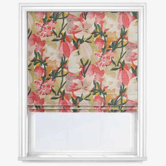 Edinburgh Weavers Lucy Fuchsia Roman Blind