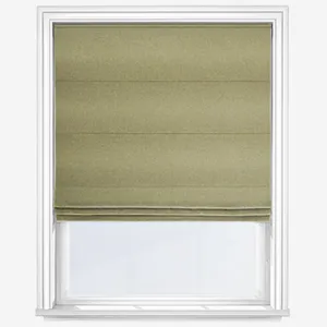 Moon Earth Olive Roman Blind